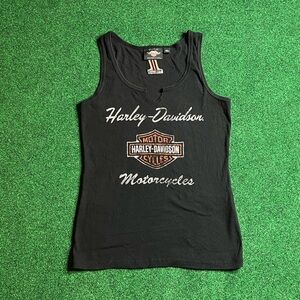Black Harley-Davidson Motorcycles Tank Top
